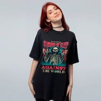 CAMISETA OVERSIZED PRETA - 4 HOURS OF SLEEP