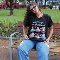 CAMISETA PRETA - RESISTA COMO UM BRASILEIRO