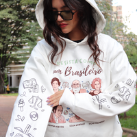 MOLETOM OFF WHITE - RESISTA COMO UM BRASILEIRO