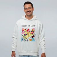MOLETOM OFF WHITE - SAUDADE TEM SABOR