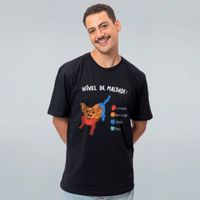 CAMISETA PRETA - NÍVEL DE MALDADE