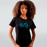 CAMISETA PRETA - WHITE DRAGON