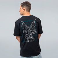 CAMISETA PRETA - WHITE DRAGON