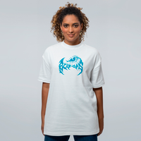 CAMISETA OVERSIZED OFF WHITE - WHITE DRAGON