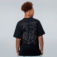CAMISETA PRETA - BLACK DRAGON