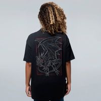 CAMISETA OVERSIZED PRETA - BLACK DRAGON