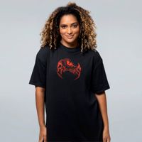 CAMISETA OVERSIZED PRETA - BLACK DRAGON