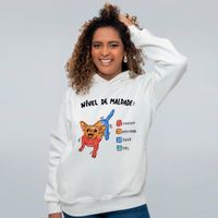 MOLETOM OFF WHITE - NÍVEL DE MALDADE