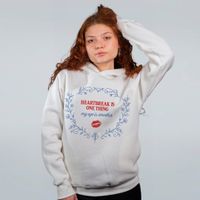 MOLETOM OFF WHITE - HEARTBREAK IS ONE THING