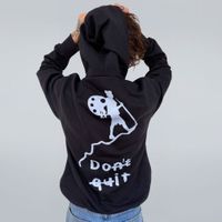 MOLETOM PRETO - DONT QUIT