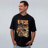 CAMISETA OVERSIZED PRETA - RAMEN