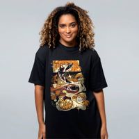 CAMISETA OVERSIZED PRETA - RAMEN