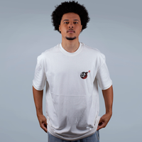 CAMISETA OVERSIZED OFF WHITE - CALM LIKE A BOMB