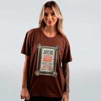 CAMISETA MARROM - WELCOME TO THE JUNGLE