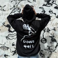 MOLETOM PRETO - DONT QUIT