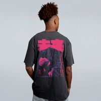 CAMISETA OVERSIZED ESTONADA - FUTURE IS DEAD