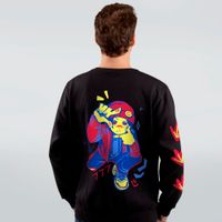 MOLETOM BÁSICO PRETO - 777