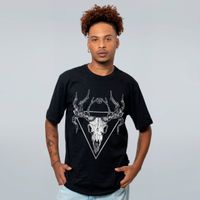 CAMISETA PRETA - ALTAR OF HORNS COLORIDA
