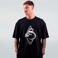 CAMISETA OVERSIZED PRETA - DARK SHEEP