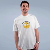 CAMISETA OVERSIZED OFF WHITE - HUM TENDIII