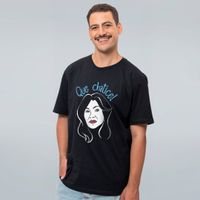 CAMISETA PRETA - QUE CHATICE!