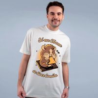 CAMISETA OVERSIZED OFF WHITE - SÓ SE TIVER COMIDA