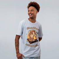 CAMISETA OFF WHITE - SÓ SE TIVER COMIDA