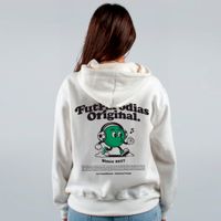 MOLETOM OFF WHITE - FUTPARÓDIAS ORIGINAL