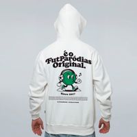 MOLETOM OFF WHITE - FUTPARÓDIAS ORIGINAL