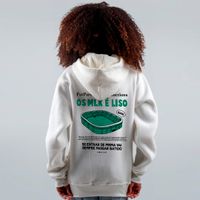 MOLETOM OFF WHITE - OS MULEKE É LISO