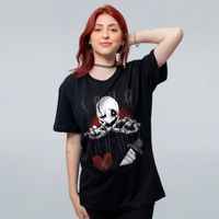 CAMISETA PRETA - DOIS LADOS DO AMOR