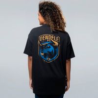 CAMISETA OVERSIZED PRETA - DENDELE LOGO