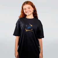 CAMISETA OVERSIZED PRETA - DENDELE TOURO