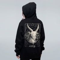 MOLETOM PRETO - ÁRIES LOLJA