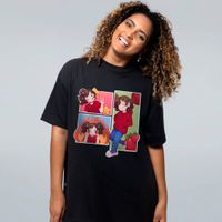 CAMISETA OVERSIZED PRETA - 3 FASES