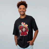 CAMISETA OVERSIZED PRETA - A ANIMADORA