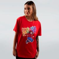 CAMISETA VERMELHA - ROLLER BRUBS