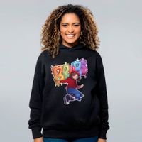 MOLETOM PRETO - ROLLER BRUBS
