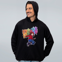 MOLETOM PRETO - ROLLER BRUBS