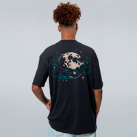 CAMISETA OVERSIZED PRETA - NOITE BRILHANTE