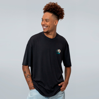 CAMISETA OVERSIZED PRETA - NOITE BRILHANTE