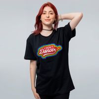 CAMISETA PRETA - I DON'T DANCE