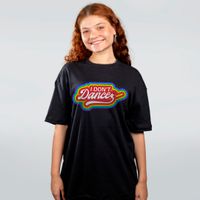CAMISETA OVERSIZED PRETA - I DON'T DANCE