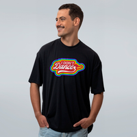 CAMISETA OVERSIZED PRETA - I DON'T DANCE