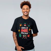 CAMISETA PRETA - NATAL THAZZB
