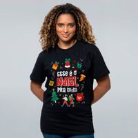 CAMISETA PRETA - NATAL THAZZB