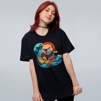CAMISETA PRETA - OTTERMARU