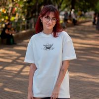 CAMISETA OVERSIZED OFF WHITE - SATOSUGU