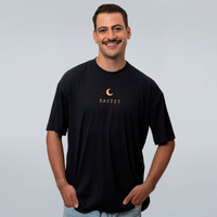 CAMISETA OVERSIZED PRETA - GATINHO BASTET