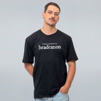 CAMISETA PRETA -  HEADCANON